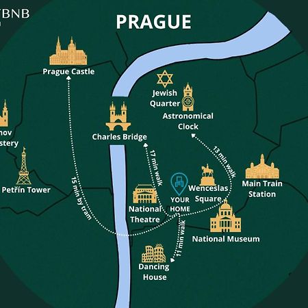 Prague Center Apartment With Fireplace Luaran gambar